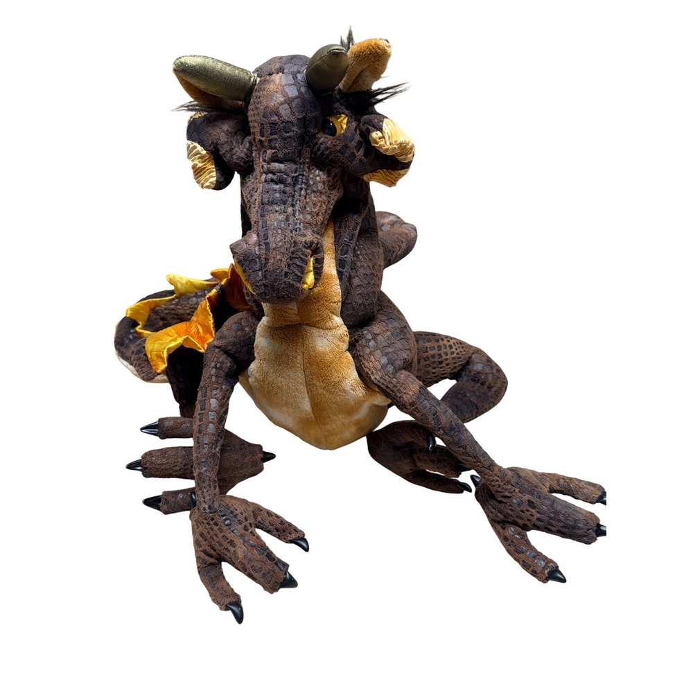 Folkmanis Puppets Earth Dragon Hand Puppet Realistic Stuffed Animal‎ Toy